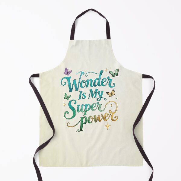 Item preview, Wonder Is My Superpower - Butterfly Typography Motivational Quote  designed and sold by Connys Colorful World.
