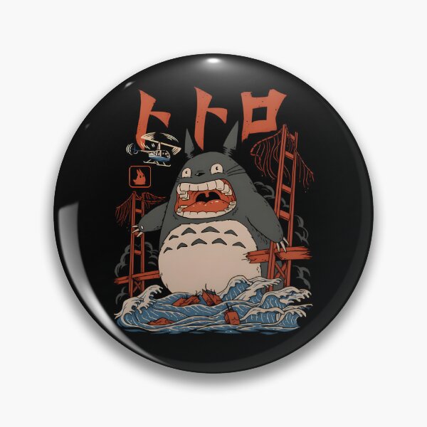Item preview, Totoro Godzilla Parody Golden Gate Bridge Kaiju designed and sold by ZoneCoDesigns.
