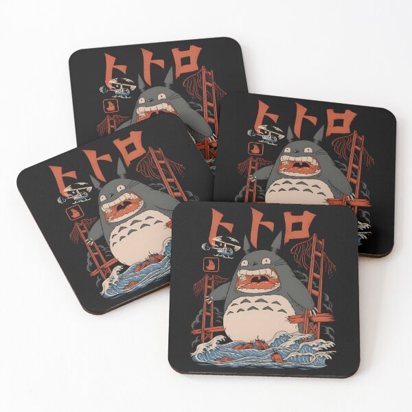 Item preview, Totoro Godzilla Parody Golden Gate Bridge Kaiju designed and sold by ZoneCoDesigns.
