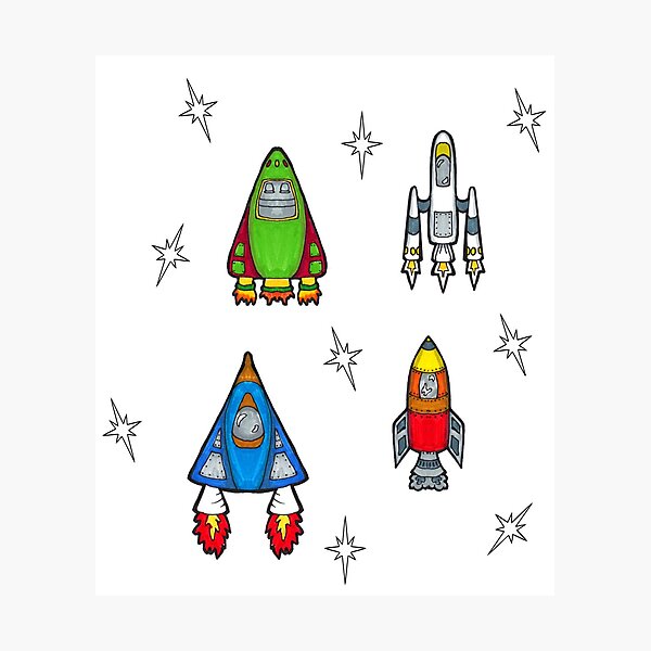 Spaceships Photographic Print