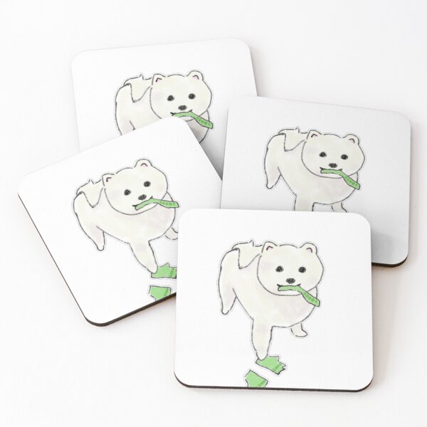 Item preview, Cute Dog Ripped Money Hand Drawn Art designed and sold by raun.draw.