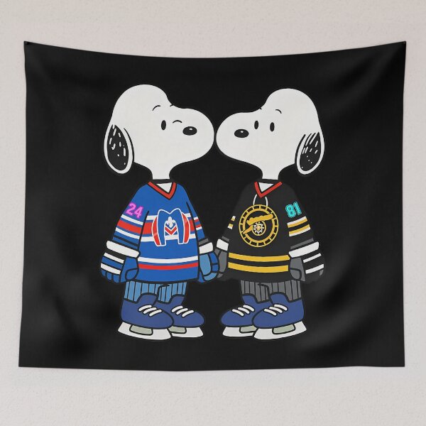Item preview, Snoopy Hockey Heated Rivalry Shane Hollander and Ilya Rozanov designed and sold by Nahkolahmom.