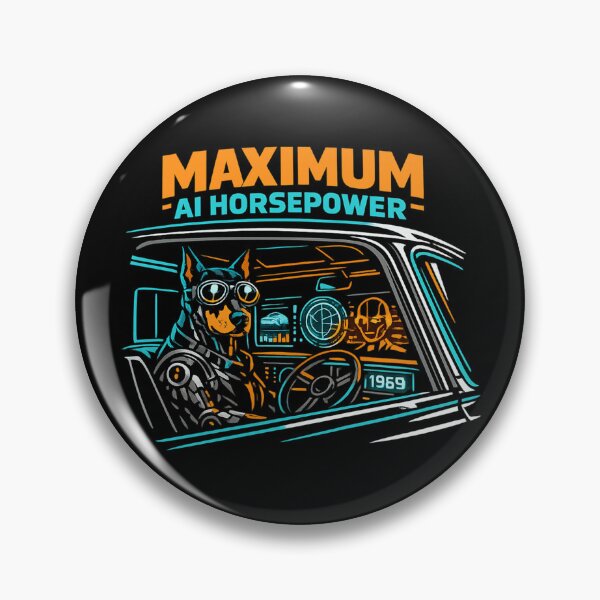 Item preview, Cyberpunk Doberman Pilot Vintage Chevy Truck designed and sold by teemix.