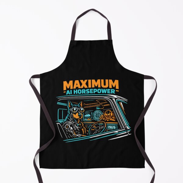 Item preview, Cyberpunk Doberman Pilot Vintage Chevy Truck designed and sold by teemix.
