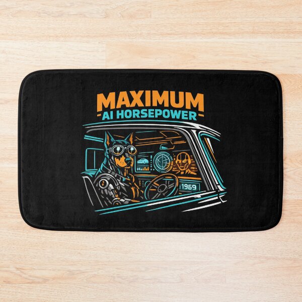 Item preview, Cyberpunk Doberman Pilot Vintage Chevy Truck designed and sold by teemix.