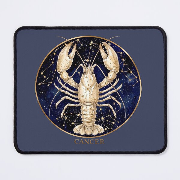 Item preview, Cancer Zodiac Lobster Celestial Astrology Art designed and sold by MythicMood.