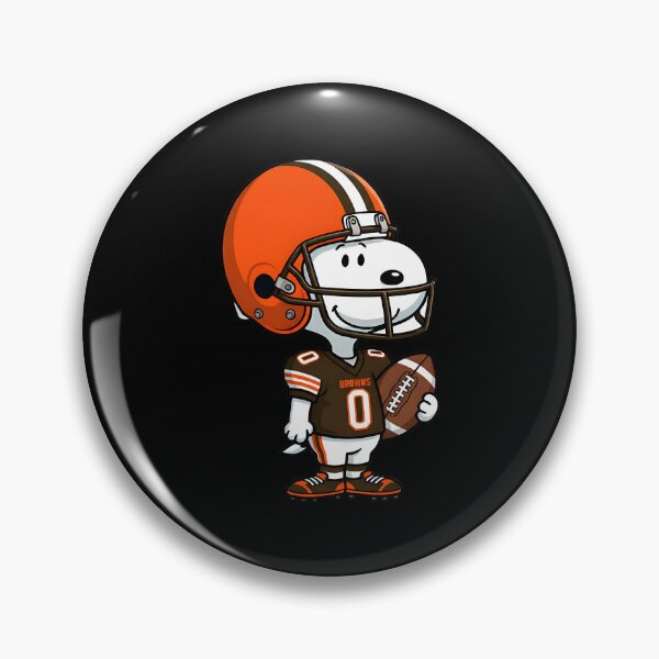 Item preview, Snoopy Football Cleveland Browns designed and sold by Nahkolahmom.