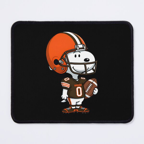 Item preview, Snoopy Football Cleveland Browns designed and sold by Nahkolahmom.