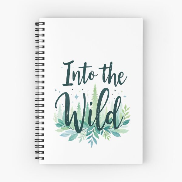 Item preview, Into the Wild Nature Quote Forest Design designed and sold by Connys Colorful World.