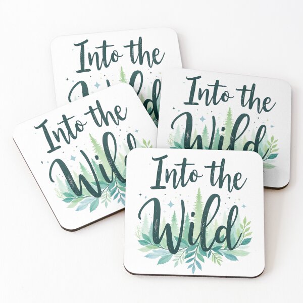 Artikelvorschau, Into the Wild Nature Quote Forest Design entworfen und verkauft von Connys Colorful World.