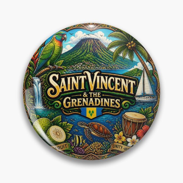 Item preview, Saint Vincent & The Grenadines designed and sold by FunFitsFactory.