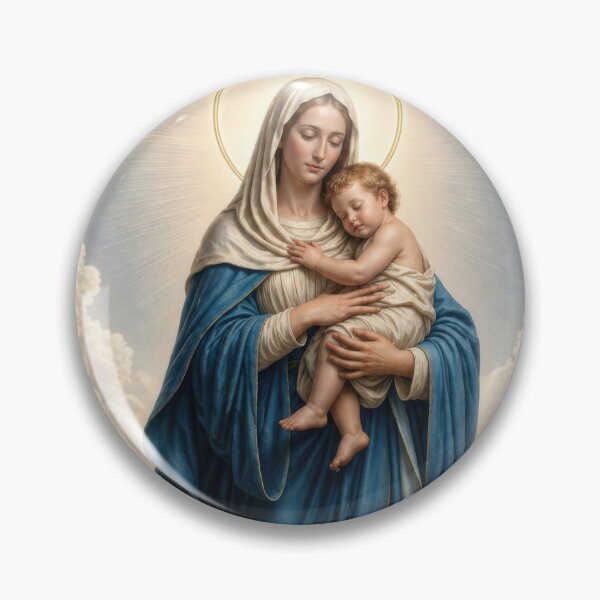 Item preview, Queen of Heaven — Madonna and Child designed and sold by Kutji.Sacred.Art.