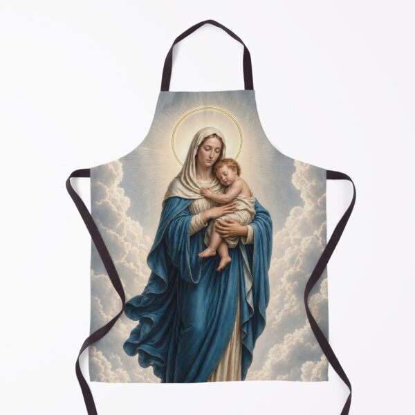 Item preview, Queen of Heaven — Madonna and Child designed and sold by Kutji.Sacred.Art.