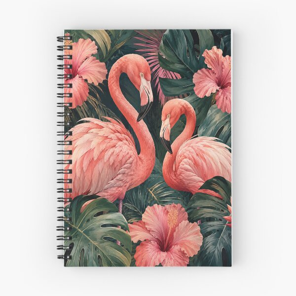 Item preview, Tropical Flamingo & Palm Leaves designed and sold by teemix.