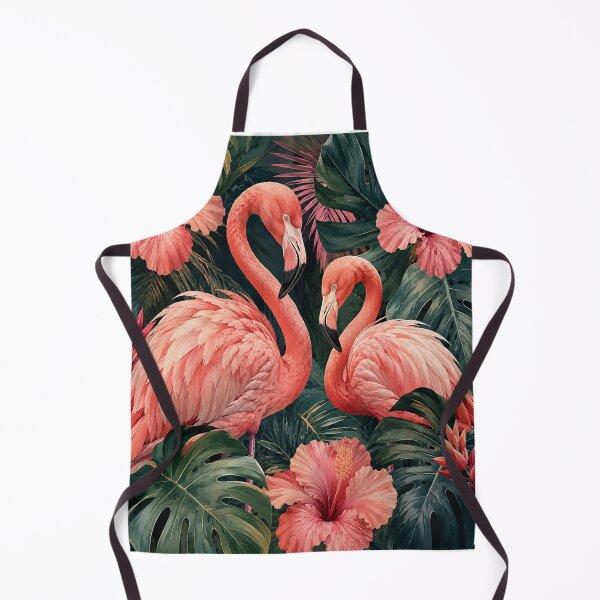Item preview, Tropical Flamingo & Palm Leaves designed and sold by teemix.