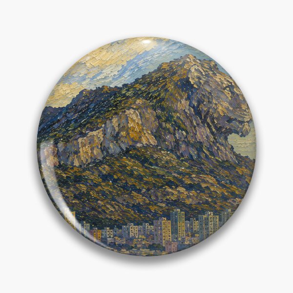 Item preview, Lion Rock - Van Gogh's Dream Travels (Impressionist Art) designed and sold by ianm1028.