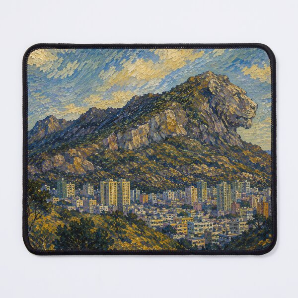 Item preview, Lion Rock - Van Gogh's Dream Travels (Impressionist Art) designed and sold by ianm1028.