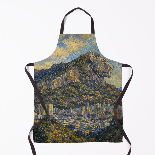Item preview, Lion Rock - Van Gogh's Dream Travels (Impressionist Art) designed and sold by ianm1028.
