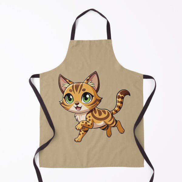 Item preview, Cute Bengal Cat Kawaii Spotted Tabby Illustration designed and sold by Mousy17.