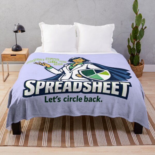 Item preview, Spreadsheet – Let's Circle Back designed and sold by KungPowUnicorn.