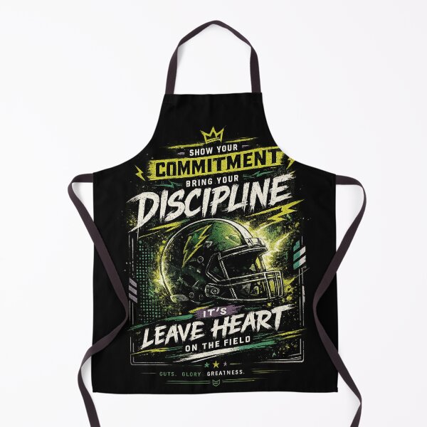 Item preview, Commitment Discipline Football Motivation designed and sold by LegendCourt.