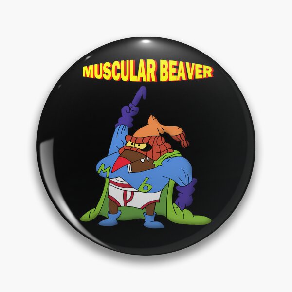 Item preview, Muscular Beaver The Angry Beavers Superhero designed and sold by cah-kbj.