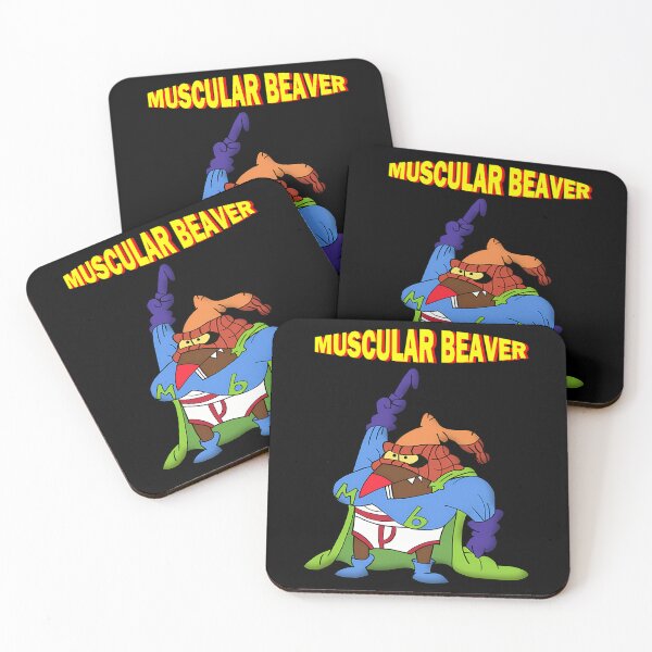 Item preview, Muscular Beaver The Angry Beavers Superhero designed and sold by cah-kbj.