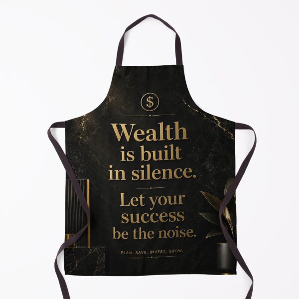 Item preview, Wealth is Built in Silence designed and sold by Zaramodo.