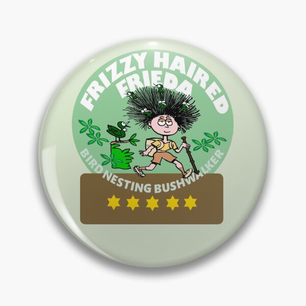 Item preview, Frizzy Haired Frieda Bird Nesting Bushwalker designed and sold by Al Benge - NZ & Australian Art.