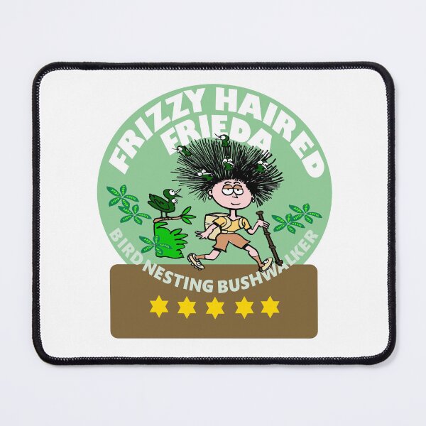Item preview, Frizzy Haired Frieda Bird Nesting Bushwalker designed and sold by Al Benge - NZ & Australian Art.