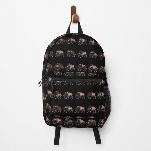 Item preview, Retro American Bison Flag Vintage Patriotic designed and sold by Moizento.