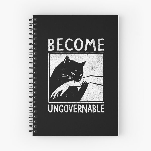 Item preview, become ungovernable - black cat biting hand funny meme designed and sold by SusanEDudley1.