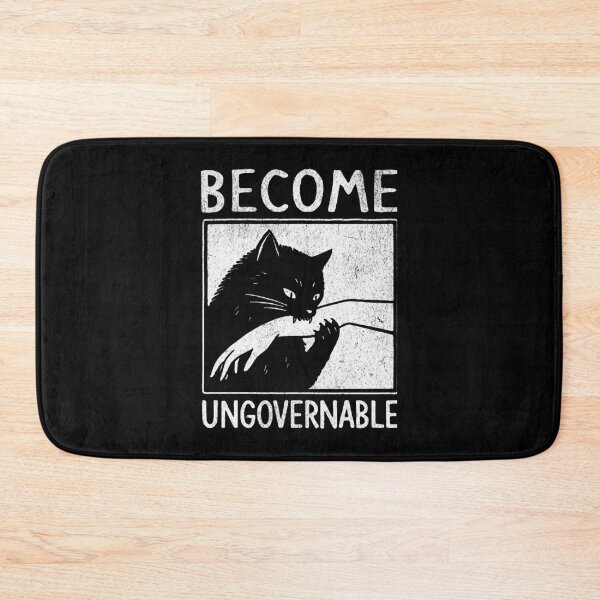 Item preview, become ungovernable - black cat biting hand funny meme designed and sold by SusanEDudley1.