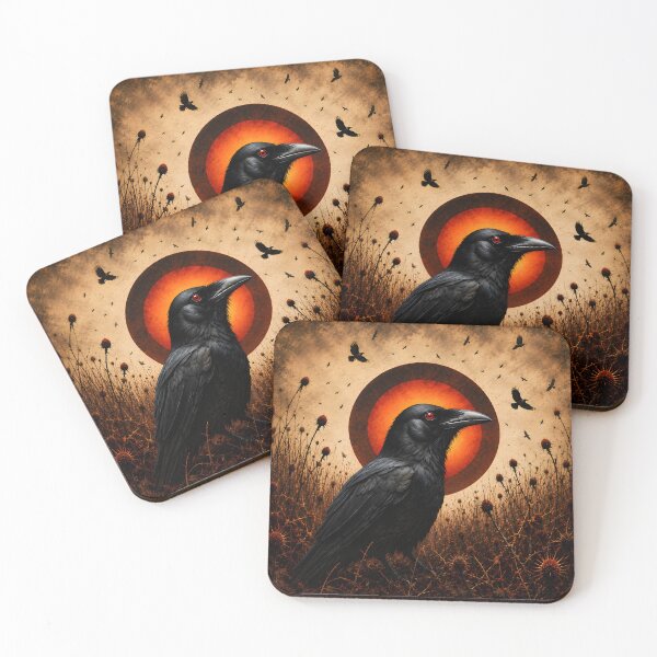 Item preview, Raven in the field under the sun designed and sold by Erlin Rudho.