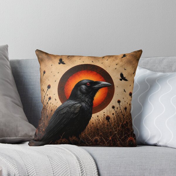 Item preview, Raven in the field under the sun designed and sold by Erlin Rudho.