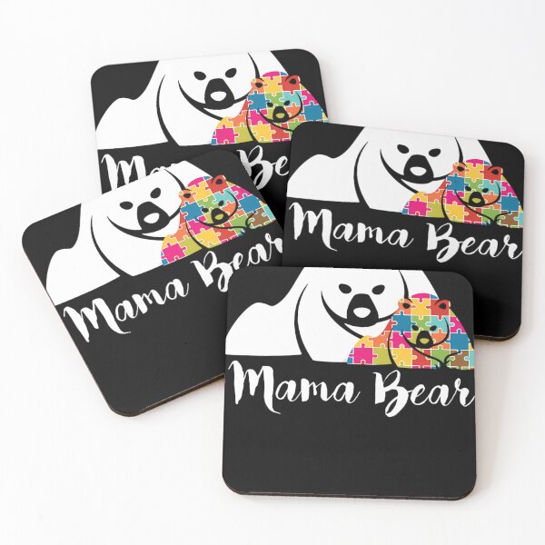 Item preview, Mama bear autism awareness mothers day designed and sold by yandrowood359.