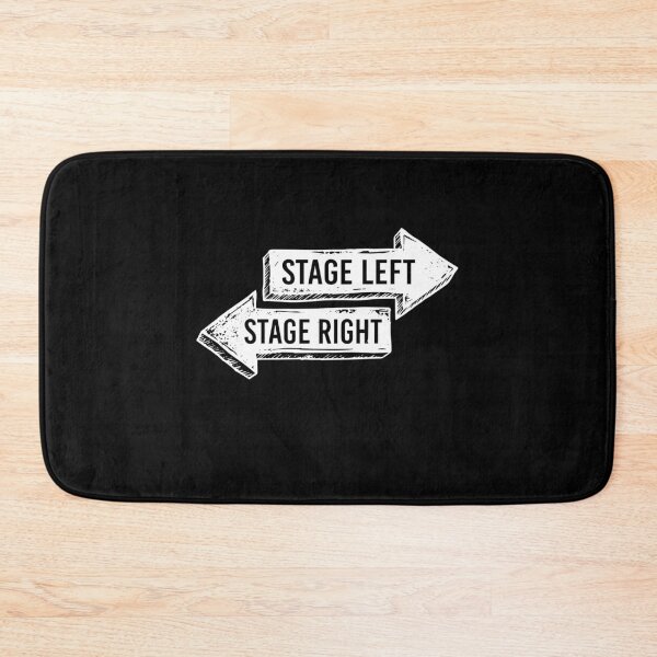 Item preview, Theatre Drama Funny Stage Left Stage Right Design designed and sold by farhanhafeez.