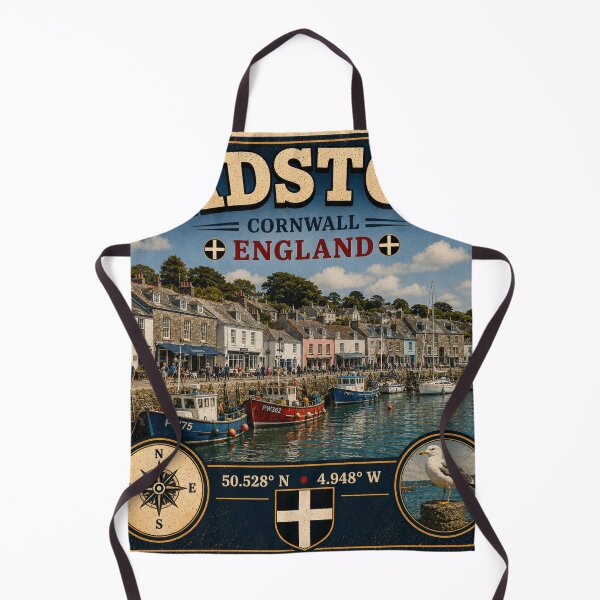 Item preview, Padstow Cornwall Vintage Travel Sticker | Cornish Harbour England designed and sold by naturalsurvival.