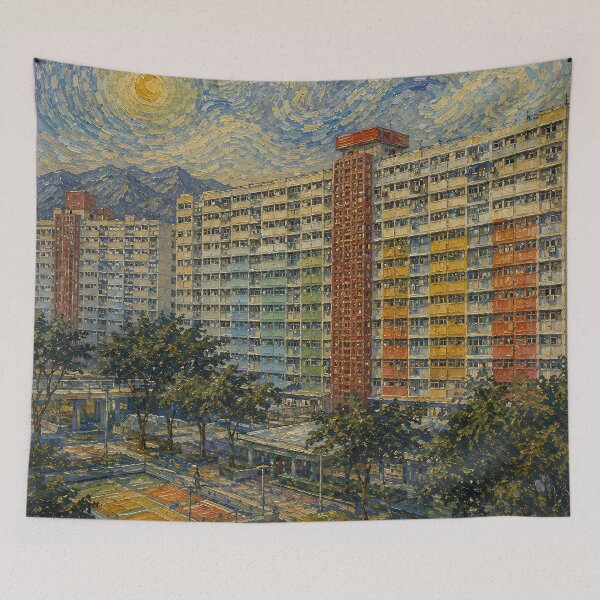 Item preview,  Rainbow Estate - Van Gogh's Dream Travels (Impressionist Art) designed and sold by ianm1028.