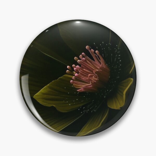 Item preview, Dark Olive Green Hellebore Floral Moody Botanical Illustration designed and sold by LYAN-STORE.