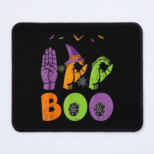 Item preview, boo hands american sign language pride asl halloween designed and sold by SusanEDudley1.