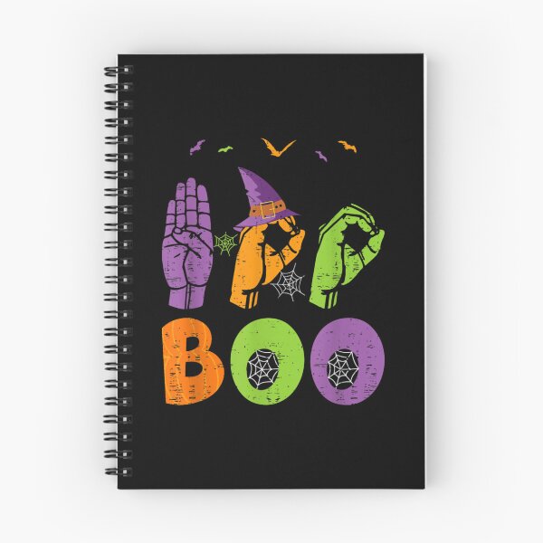 Item preview, boo hands american sign language pride asl halloween designed and sold by SusanEDudley1.