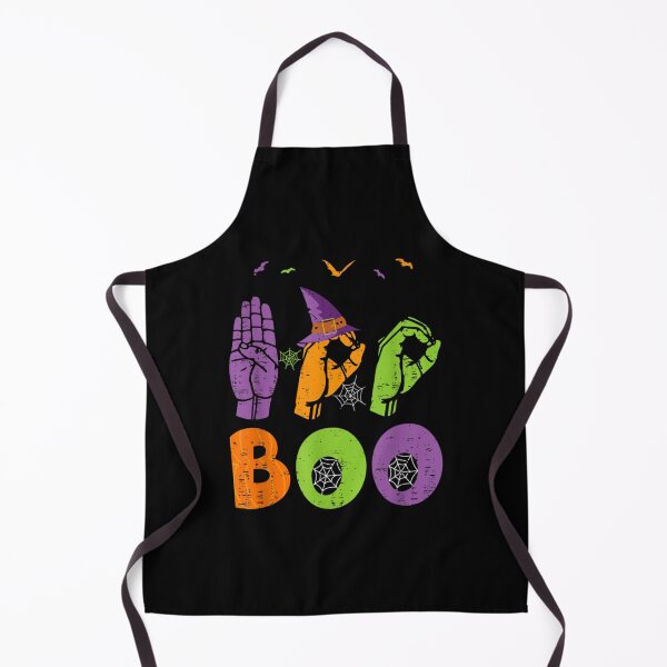 Item preview, boo hands american sign language pride asl halloween designed and sold by SusanEDudley1.
