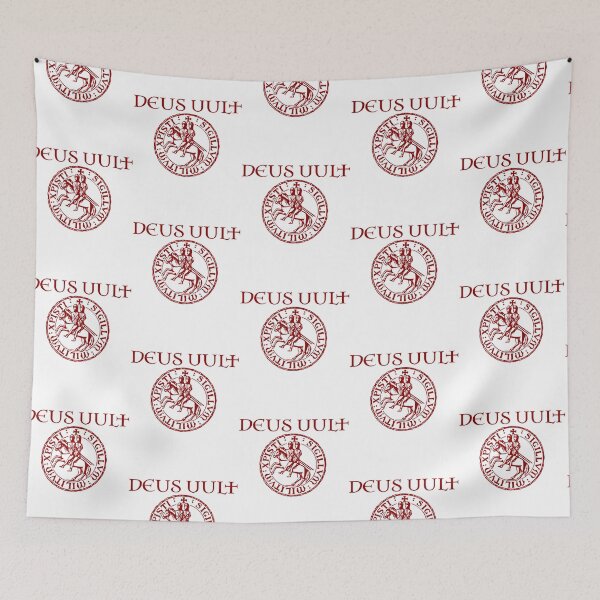 Item preview, Deus Vult Crusader Sigil Design designed and sold by axonedfordaxo.