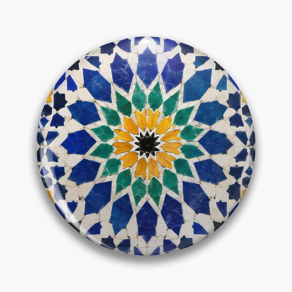 Item preview, Vibrant Moroccan Zellige Tile Art designed and sold by teemix.