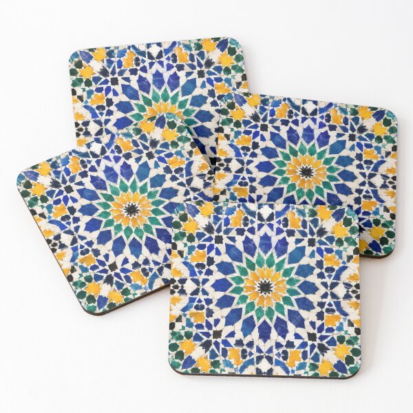 Item preview, Vibrant Moroccan Zellige Tile Art designed and sold by teemix.