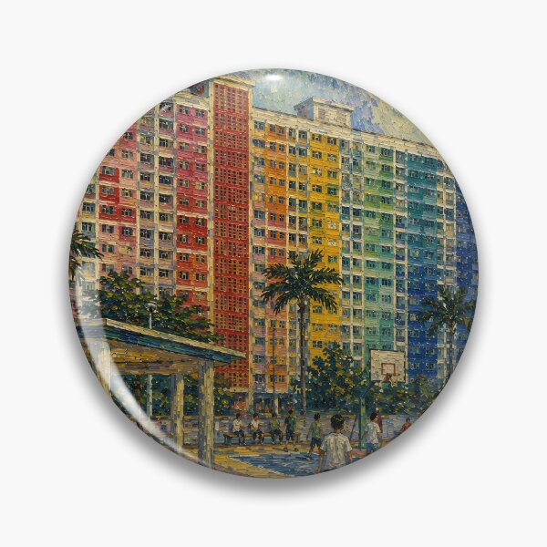 Item preview, Choi Hung Estate Life - Van Gogh's Dream Travels (Impressionist Art) designed and sold by ianm1028.