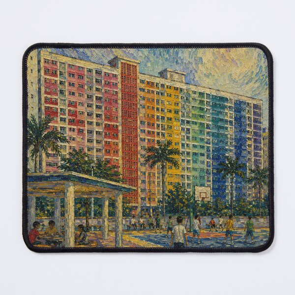 Item preview, Choi Hung Estate Life - Van Gogh's Dream Travels (Impressionist Art) designed and sold by ianm1028.