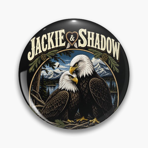 Item preview, Jackie & Shadow – Big Bear Bald Eagle Couple California Wildlife designed and sold by Dolphin Graphic.