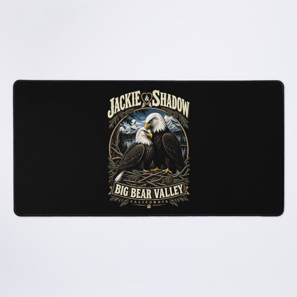 Item preview, Jackie & Shadow – Big Bear Bald Eagle Couple California Wildlife designed and sold by Dolphin Graphic.
